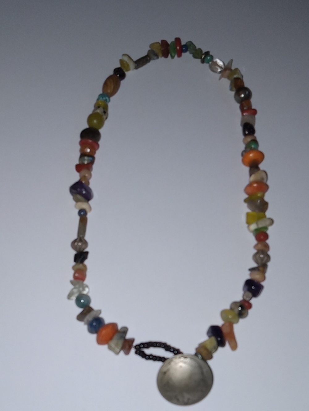 Multicolor Beaded Pendant Necklace - Women's Jewelry